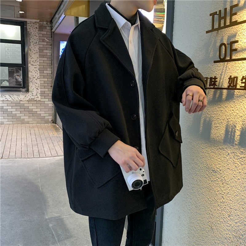 Áo khoác măng tô nam vải dạ cao cấp . áo khoáng dáng dài phong cách hàn quốc