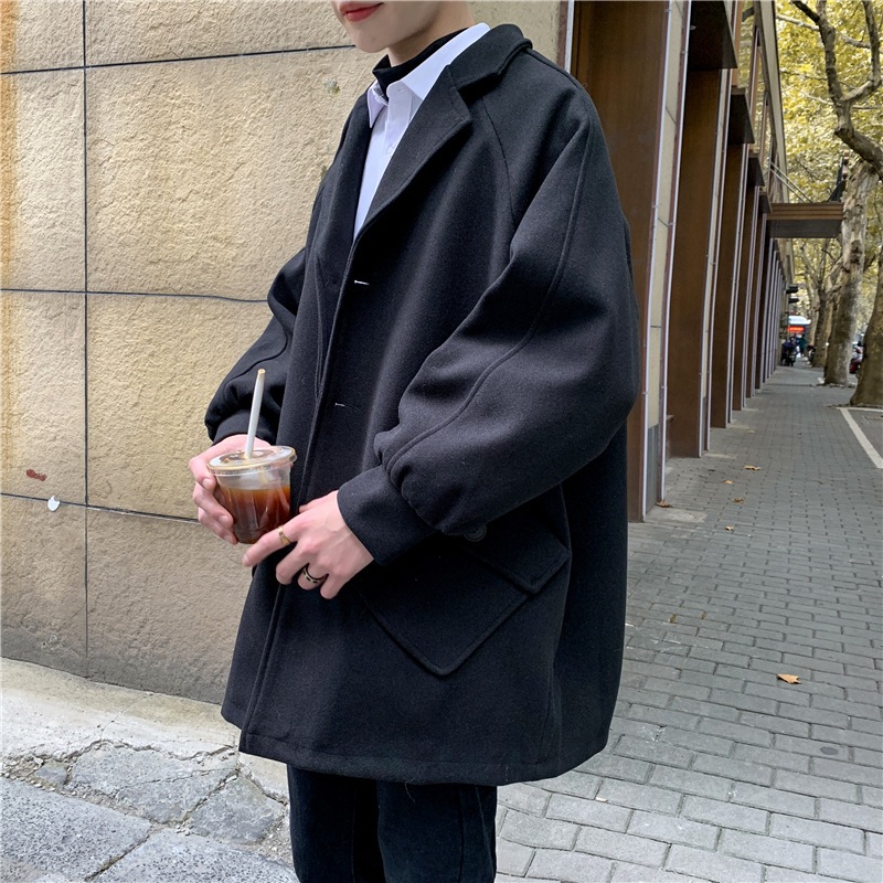 Áo khoác măng tô nam vải dạ cao cấp . áo khoáng dáng dài phong cách hàn quốc