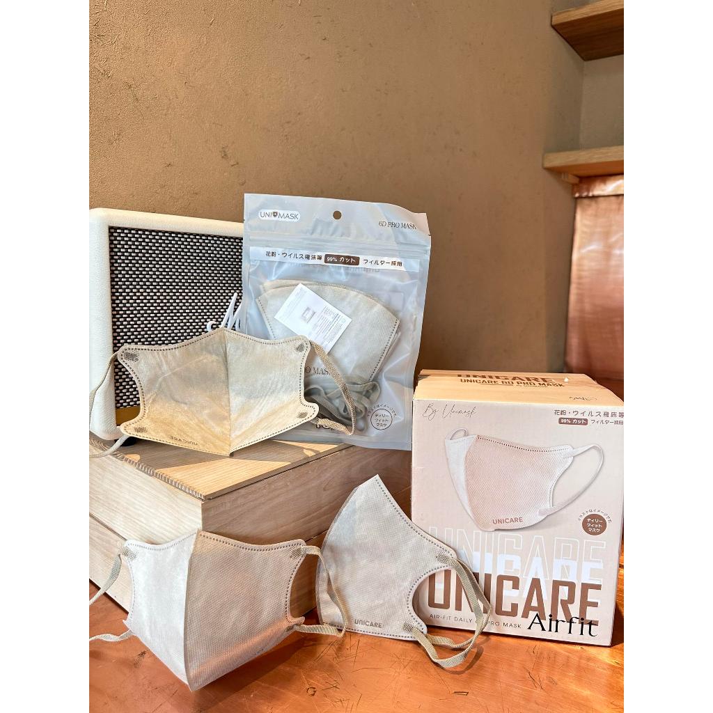 Combo 60 chiếc khẩu trang 6D Unicare Pro Mask Mix 6 màu cơ bạn by Unicare Official