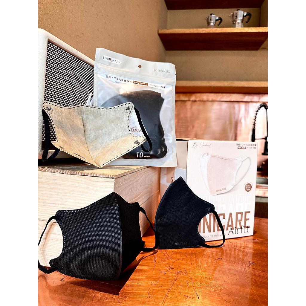 Combo 60 chiếc khẩu trang 6D Unicare Pro Mask Mix 6 màu cơ bạn by Unicare Official