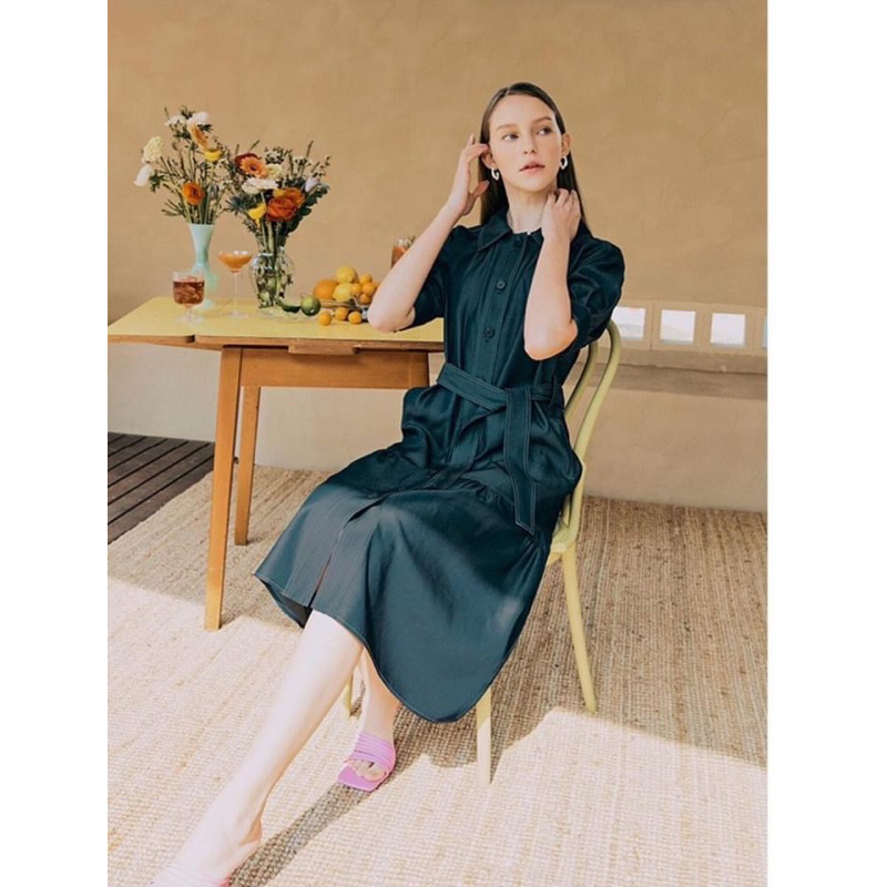 Đầm xuất Hàn cao cấp vải denim big size
