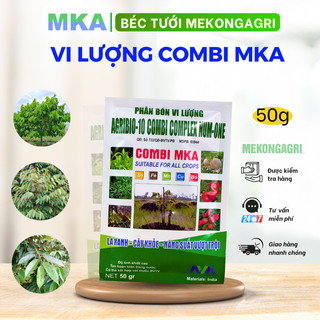  Phân bón lá Combi MKA bổ sung vi lượng xanh lá phục hồi cây - gói 50g 