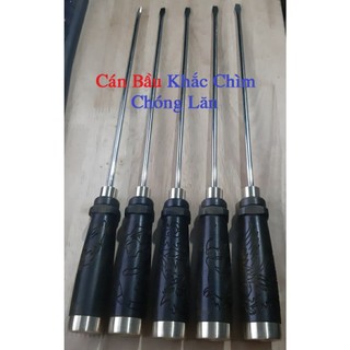 Vít Bảo Trì Máy May - Vít crossman cán gỗ khắc chìm