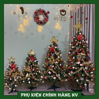 Cây thông noel cao 1M8, 1M5, 1M2, 90CM trang trí giáng sinh cho nhà cửa, phòng khách, phòng ngủ hàng Việt Nam chất lượng