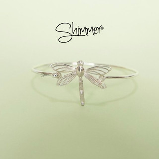 Vòng tay nữ bạc 925 cao cấp shimmer silver dragonfly thiết kế họa tiết con chuồn chuồn