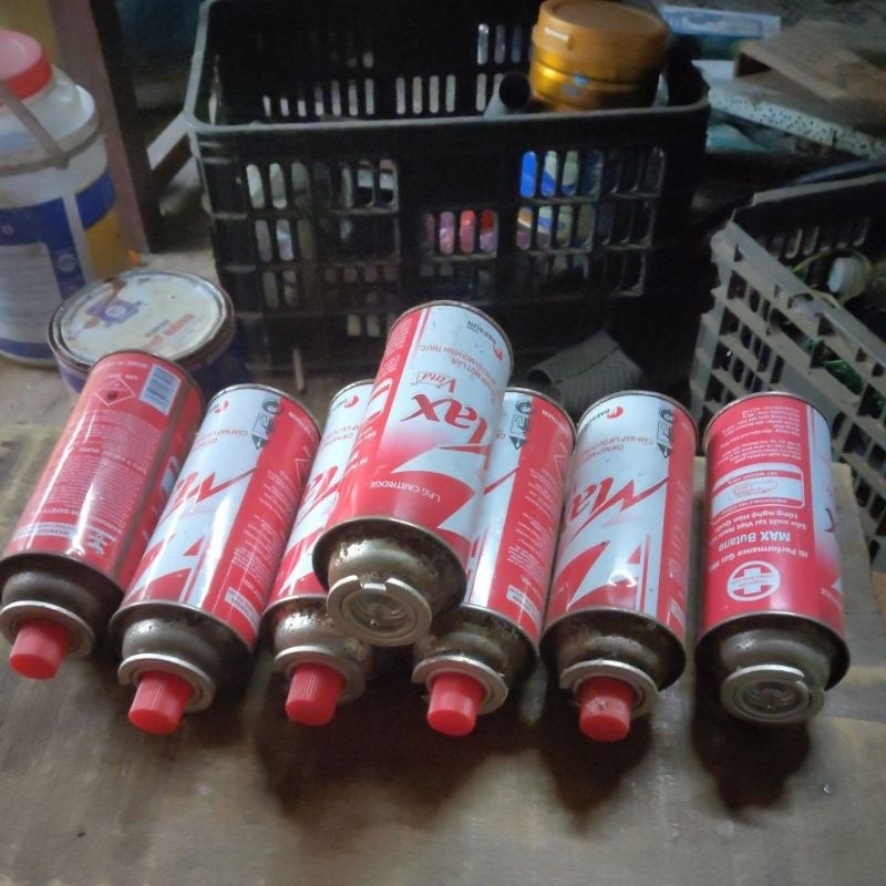 Vỏ bình ga mini, đã qua sử dụng
