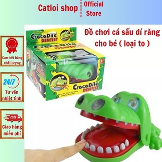 Trò chơi khám răng cá sấu, dí răng cá sấu, cá sấu cắn tay loại to trò chơi giải trí
