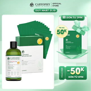 Combo 10 mặt nạ ngừa mụn Caryophy và Toner cấp ẩm dịu da Potulaca 300ml