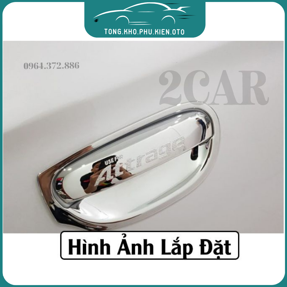 Ốp tay nắm, hõm cửa xe Mitsubishi Attrage 2015-2016-2017-2018-2019-2020-2021-2023 -Ốp trang trí,bảo vệ