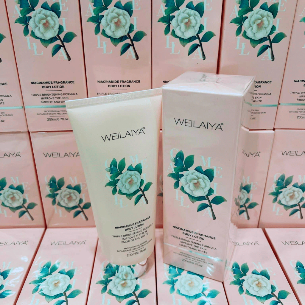 Dưỡng Thể Hoa Trà Body Lotion Weilaiya Cấp Ẩm, Làm Sáng Da -200ml