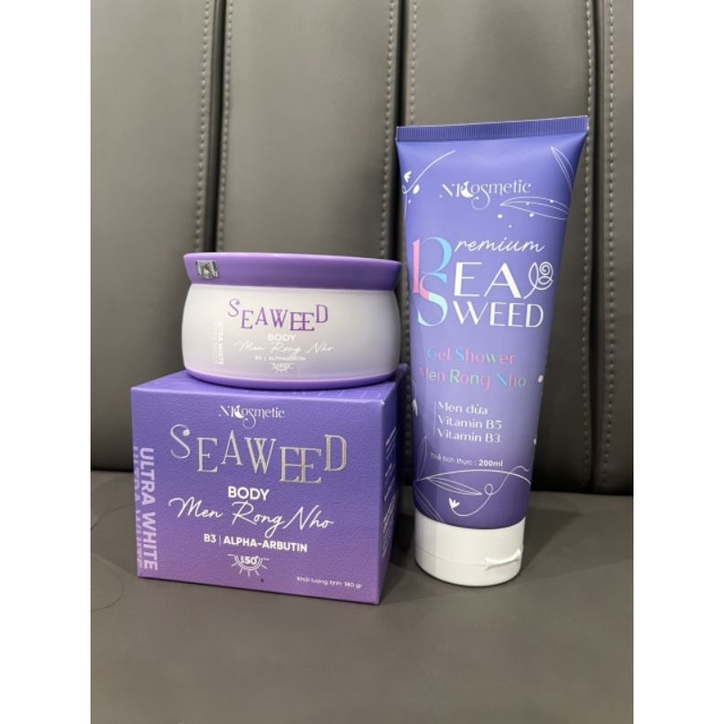 COMBO 2 KEM BODY SEAWEED TẶNG 1 KEM BODY MEN RONG NHO SEAWEED