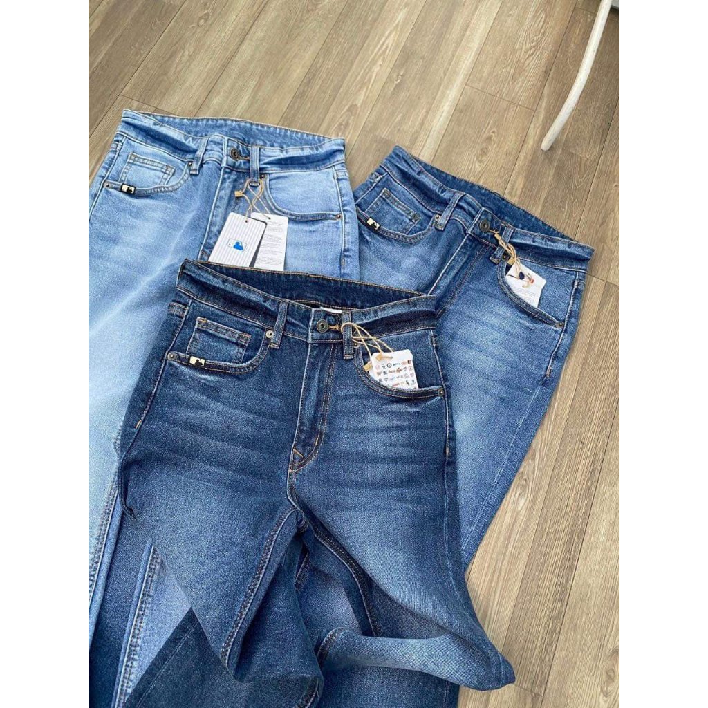 Quần jean nữ Xịn Store quần bò nữ skinny chất jean dày dặn co giãn lưng cao tôn dáng 12102303