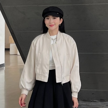 Áo khoác bomber dáng lửng form rộng khoá kim loại - 247store.vn - Aobomber511_P11K2