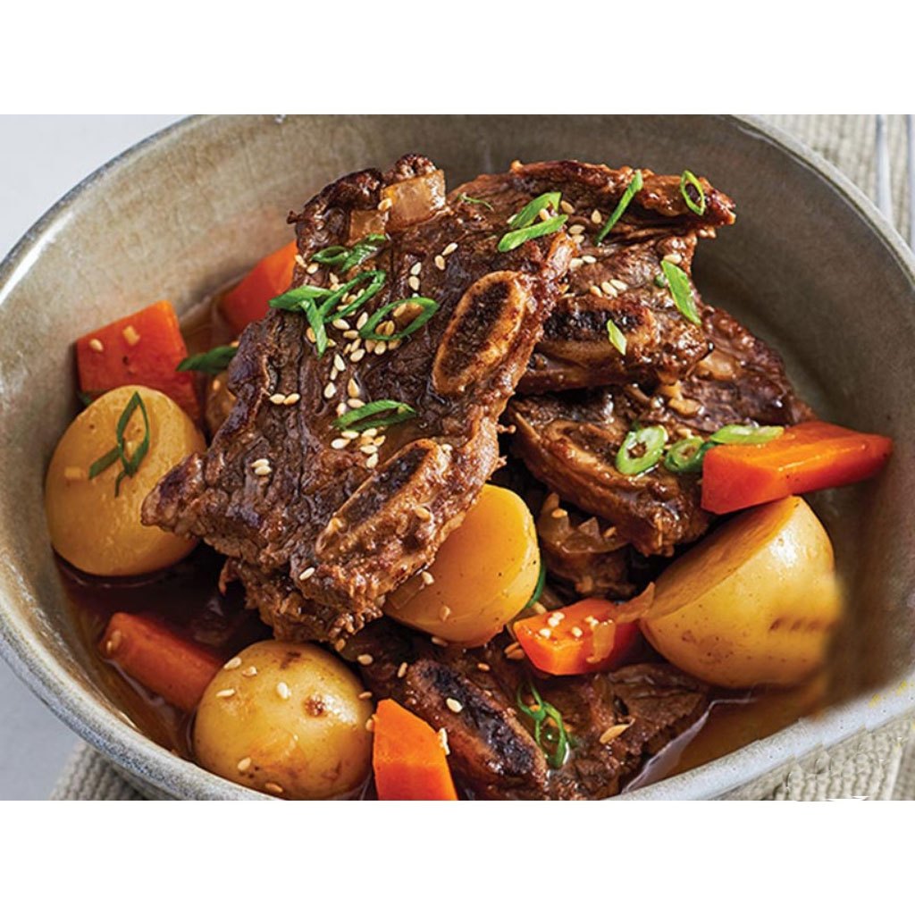 Sườn Bò Mỹ Nướng Có Xương, Sườn Bò 3 Xương Cao Cấp Đóng Khay 500g