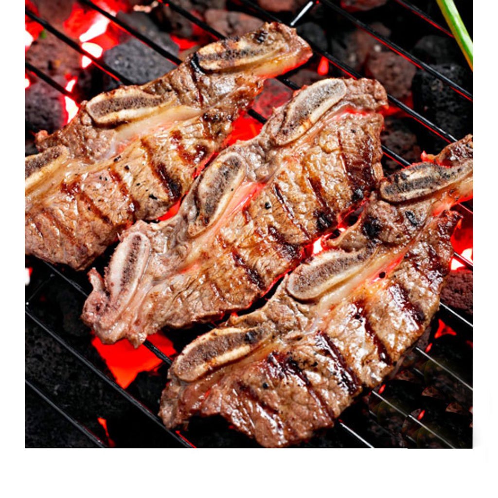 Sườn Bò Mỹ Nướng Có Xương, Sườn Bò 3 Xương Cao Cấp Đóng Khay 500g