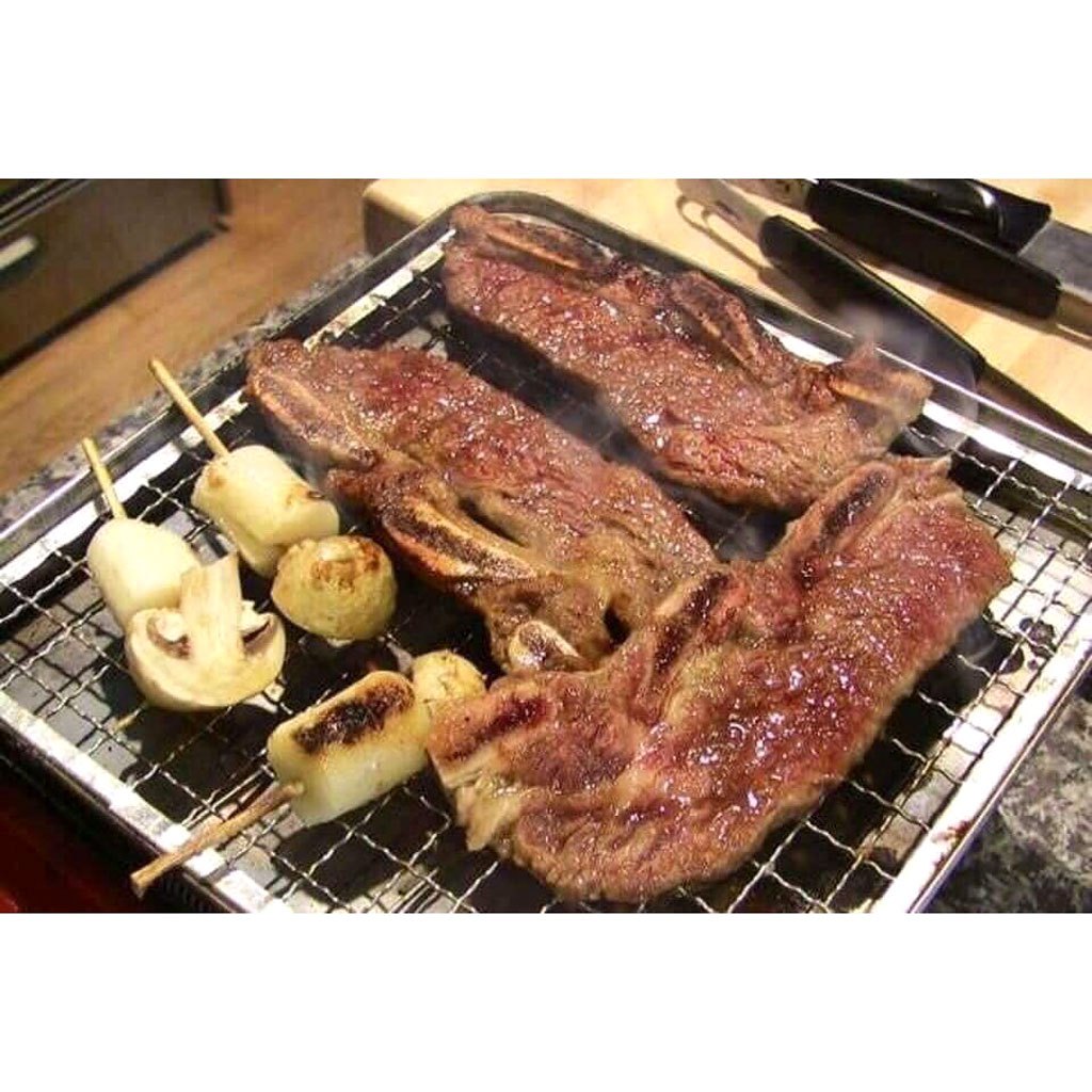 Sườn Bò Mỹ Nướng Có Xương, Sườn Bò 3 Xương Cao Cấp Đóng Khay 500g