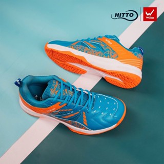 Giày cầu lông Wika Hitto chính hãng thể thao cao cấp, giày thể thao chơi bóng chuyền chạy bộ đánh tennis bóng bàn nam nữ