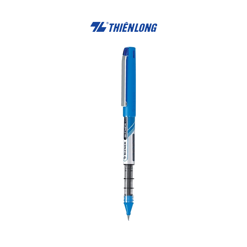 Bút lông bi Thiên Long Bizner BIZ-168 -4 màu mực- Xanh/ Đỏ/ Đen/ Lá