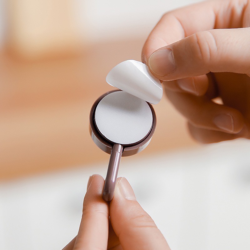 Móc Treo Đồ Nhựa Tròn, Móc Gắn Tường Trang Trí Decor Nhà Cửa Nhiều Màu Sắc