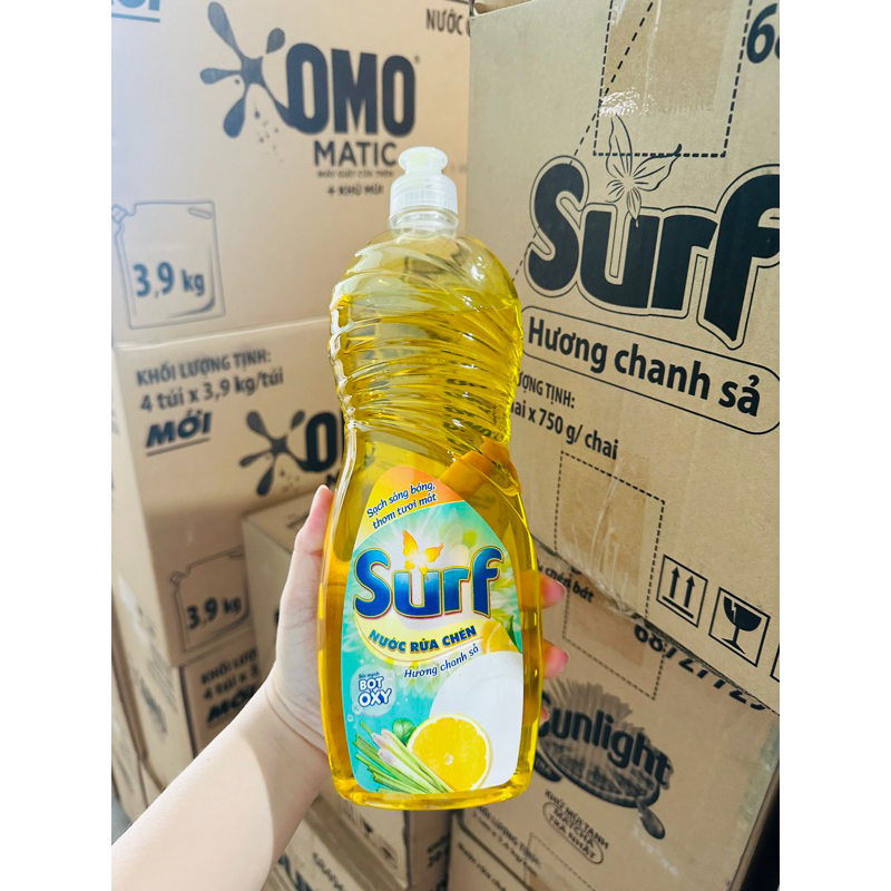 Nước Rửa Chén Surf Hương Chanh Sả 750g