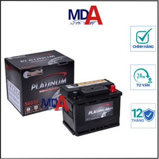 Ắc quy platinum 60ah 12v din 56030