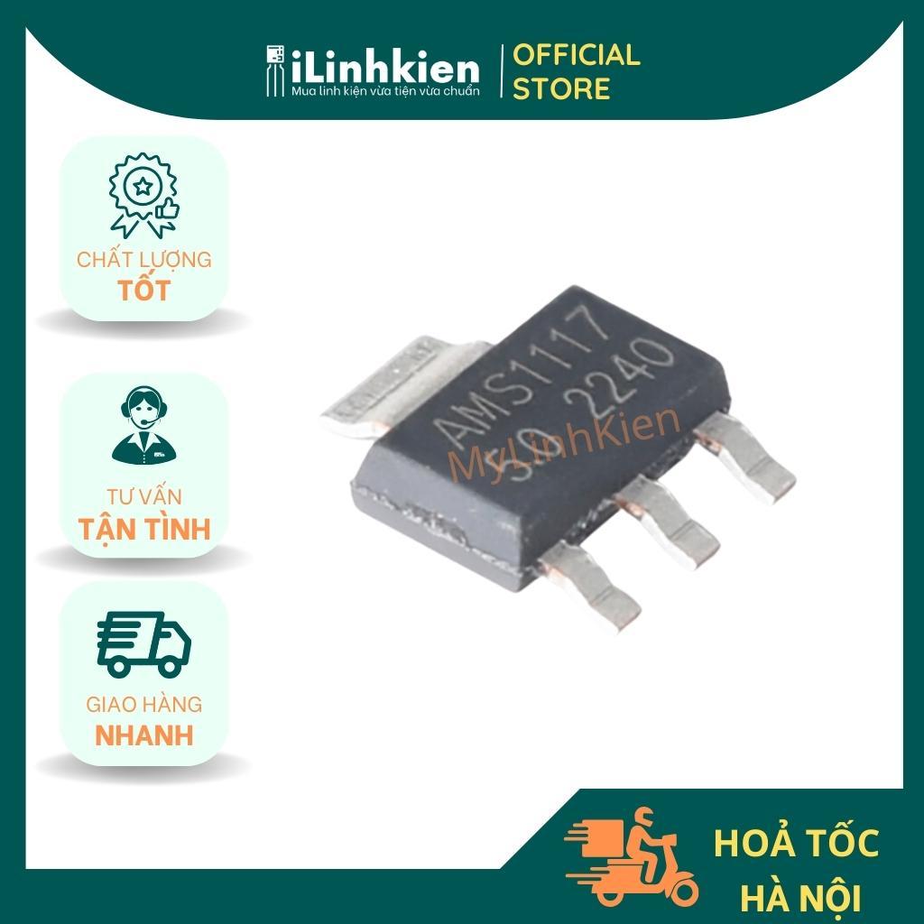AMS1117 IC nguồn AMS1117 5V 1A SOT-223 đảm bảo chất lượng Mylinhkien.