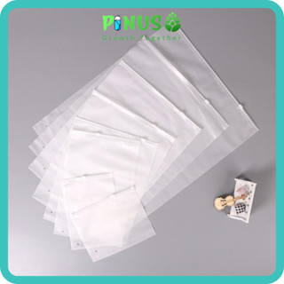 Combo 5 túi zip lụa mờ có khoá đựng quần áo, phụ kiện 🌈 PINUS FREE SHIP 🌈 Đẹp bền tiện dụng