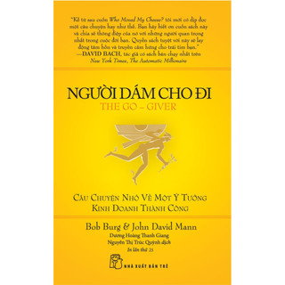 Sách - Người dám cho đi
