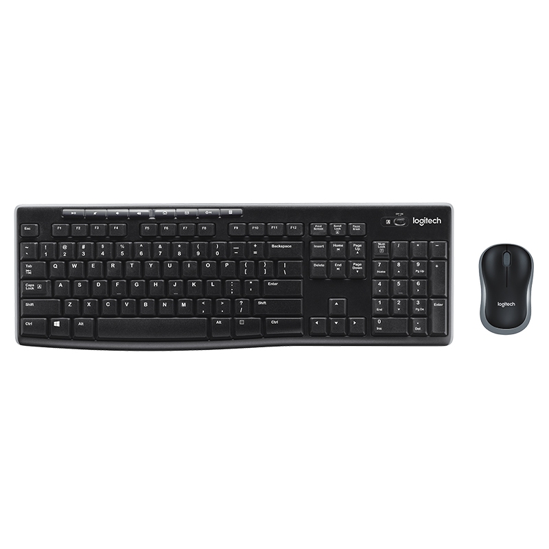 Bàn phím chuột không dây Logitech MK270R - chống nước đổ tràn thương hiệu Thụy Sĩ - Hàng chính hãng