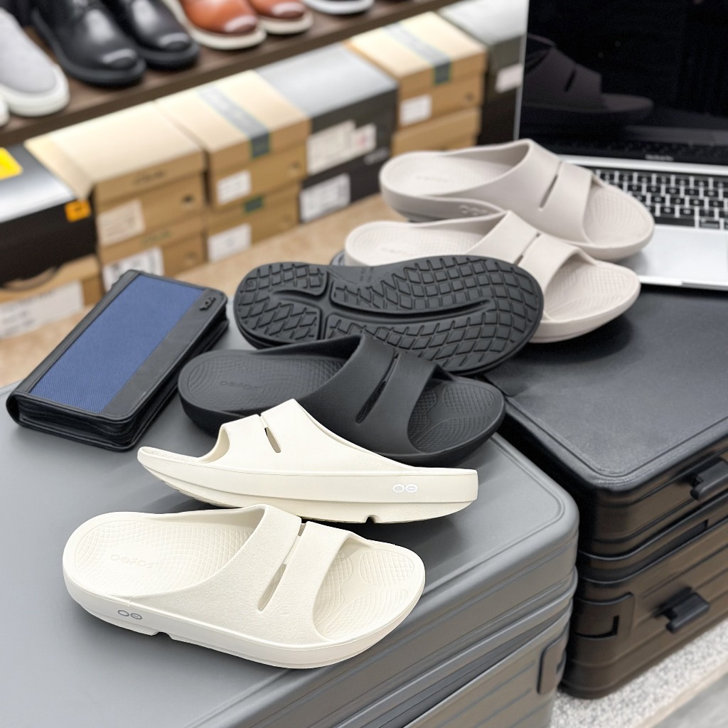 NOF - Dép Quai Ngang Unisex Oofos Foarm - Chất Mềm Nhẹ Êm - Sấu Vui Vẻ Oficial