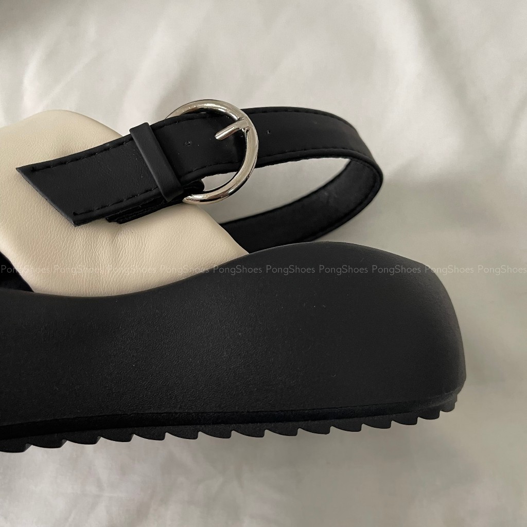 Giày Sandal Pong Shoes quai chéo lót bông- Full Box- Mã 1635