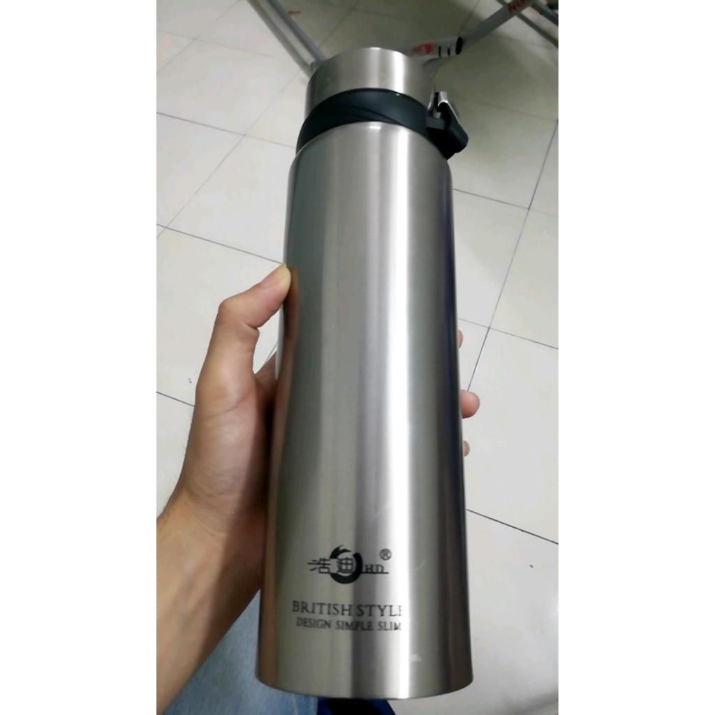 Bình Giữ Nhiệt Thể Thao TAMIDI 600ml Nóng Lạnh Hiển Thị Nhiệt Độ Khi Chạm Lõi Thép Inox 304 Chống Gỉ  BTC01