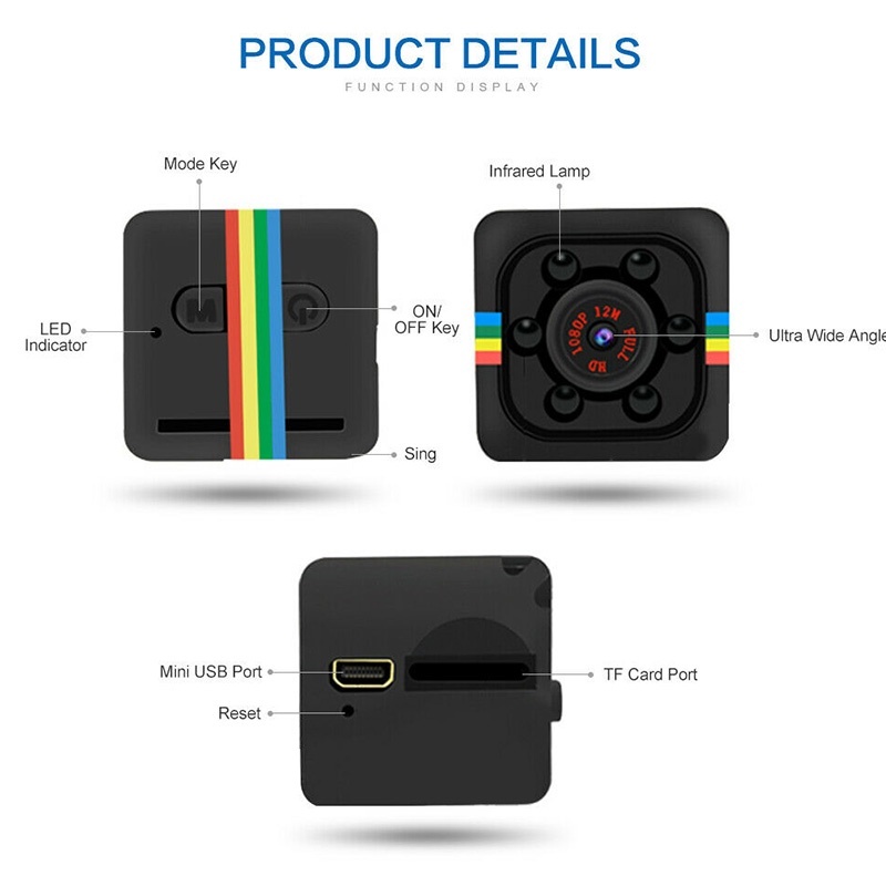 Camera mini siêu nhỏ độ nét cao quay phim ban đêm