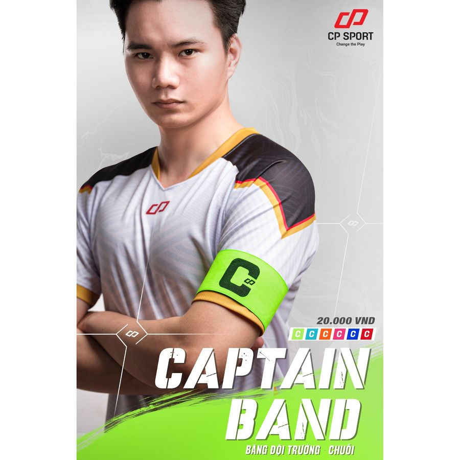 Băng đội trưởng bóng đá chính hãng CP - co giãn dễ chịu