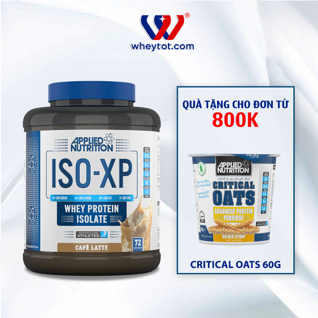 Bột Whey Protein tinh khiết Isolate Applied Nutrition Iso Xp hỗ trợ tăng cơ giảm mỡ