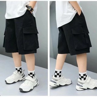 Quần short đùi túi hộp cho bé trai và bé gái phong cách hip hop 10-55kg