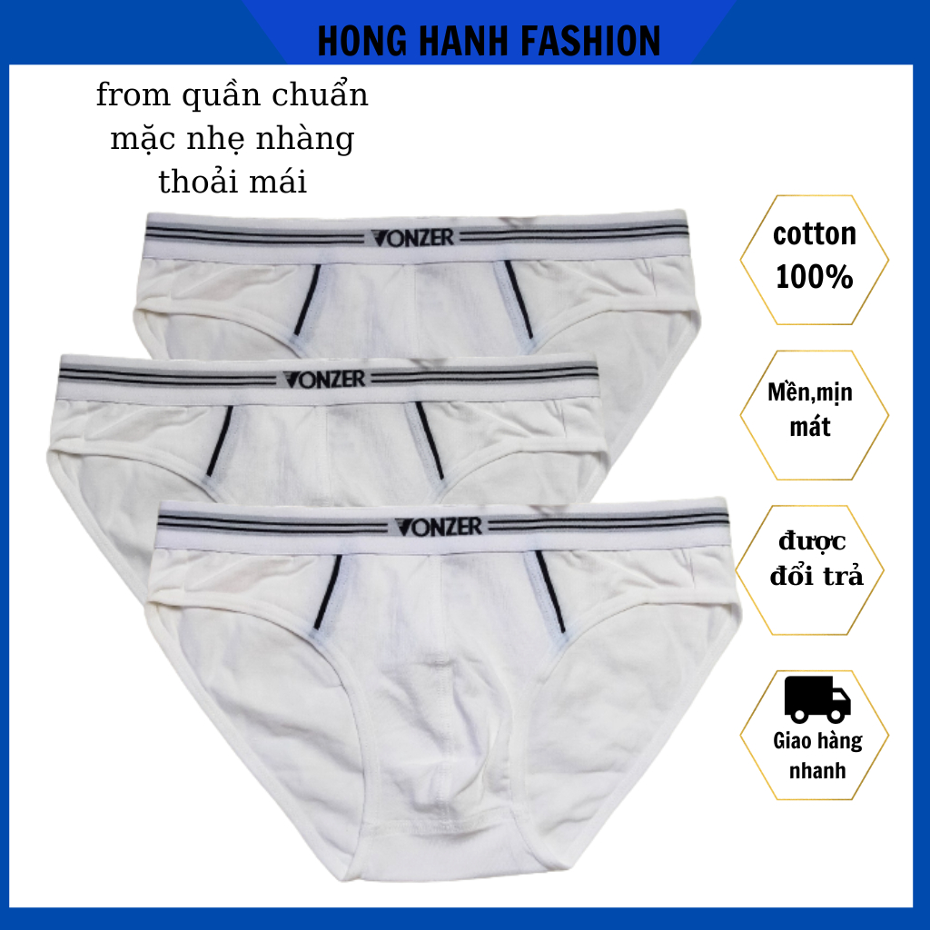 Quần lót nam, quần sip nam, quần sịp nam cotton hàng VNXK, mền, mịn, mát đủ size ship từ 3 sản phẩm