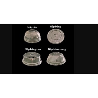 Combo 50 cái nắp đậy ly nhựa 95mm