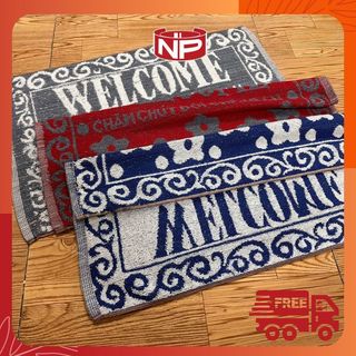 [SIÊU KHUYẾN MÃI] Thảm khăn Welcome mềm mại (giao màu ngẫu nhiên)