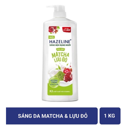 Sữa tắm hazeline chai 1kg