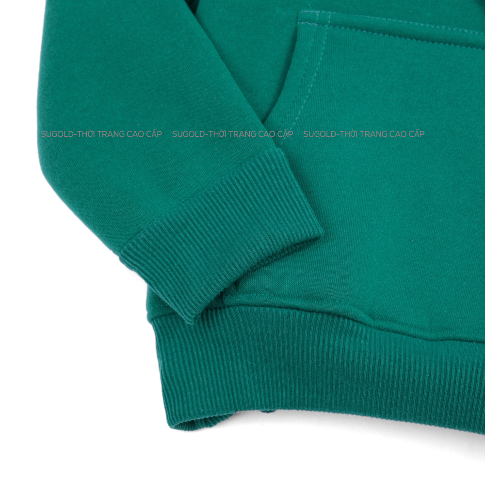 Áo hoodie cho bé SUGOLD chất Vải nỉ coton cao cấp cho bé 15-45kg RZM24 RZ70