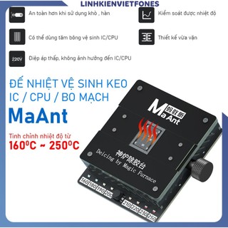 Đế nhiệt ma-ant đa năng vệ sinh keo ic/cpu/bo mạch