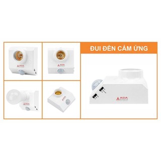 Đui đèn cảm ứng asia e27 lắp các loại bóng