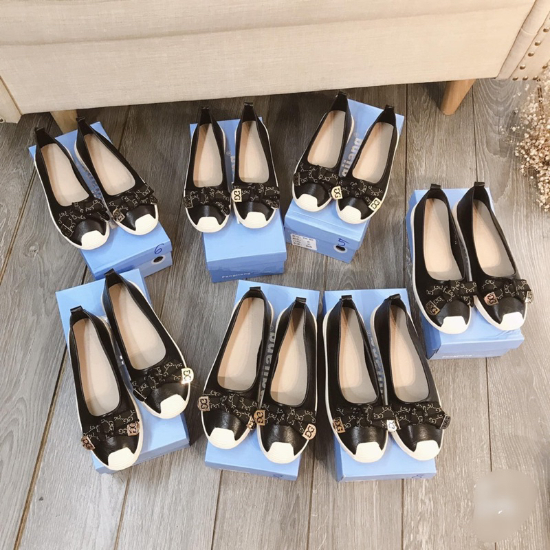 Free ship Giày búp bê nữ đế bệt phong cách hàn quốc fullbox