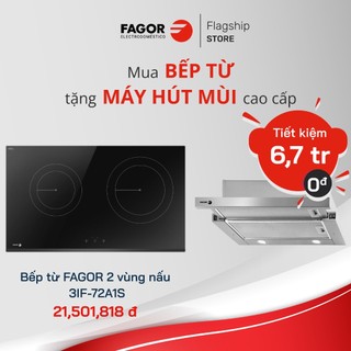 Bếp từ đôi FAGOR 2 vùng nấu 3IF-72A1S
