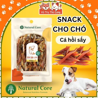Snack cho chó Natural Core vị cá hồi sấy dinh dưỡng 60g