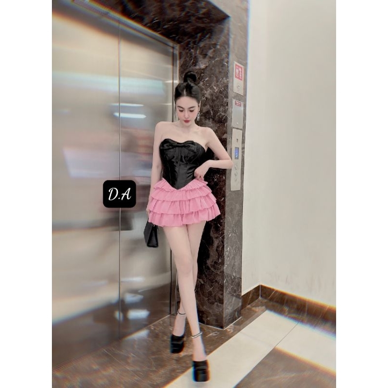 Sét áo tacta chân váy tầng 💯HÀNG THIẾT KẾ TẾT 2024 💖