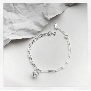 Lắc tay bạc nữ TWINKLE TIME mẫu Galix cá tính TT144