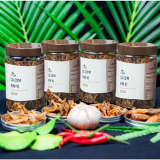 Combo 4 hủ cá cơm rim tỏi ớt vị biển foods món ngon đặc sản bình định