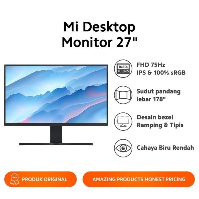 Màn hình Xiaomi Redmi 27'' 100Hz và 75Hz | Tấm nền IPS | FHD/AUDIO/HDMI/VGA
